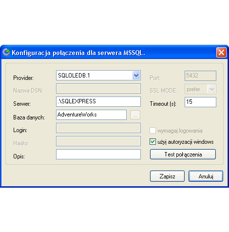 SQL Query - Aplikacja do pracy z obiektami baz danych na poziomie wykonywanych zapytań.