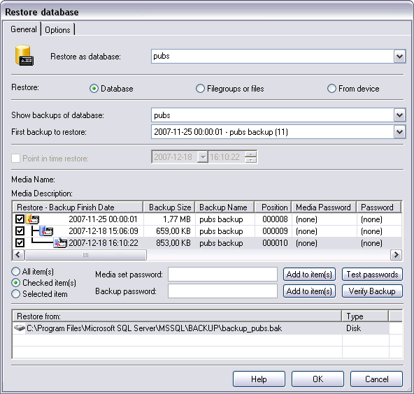 SQL Server Manager - Zestaw narzędzi do zarządzania usługami MS SQL Server, MS SQL Server Agent.